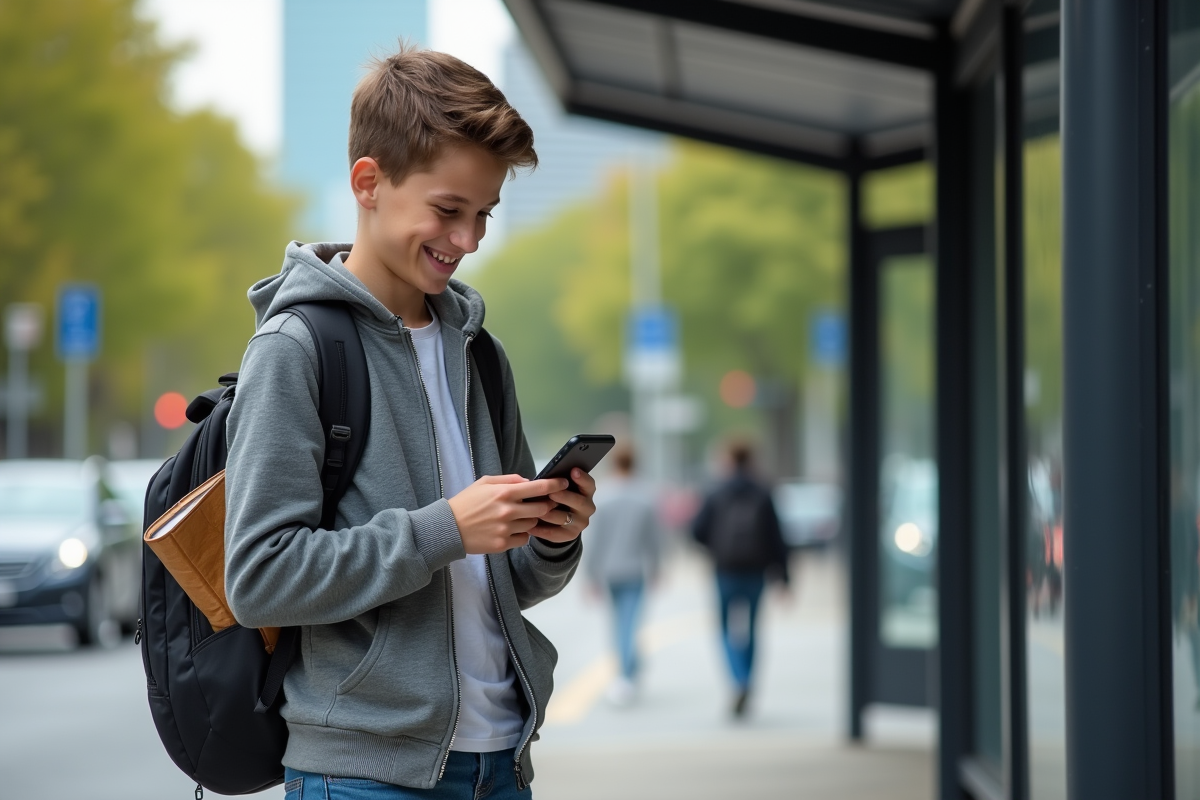 Adolescent pratiquant l