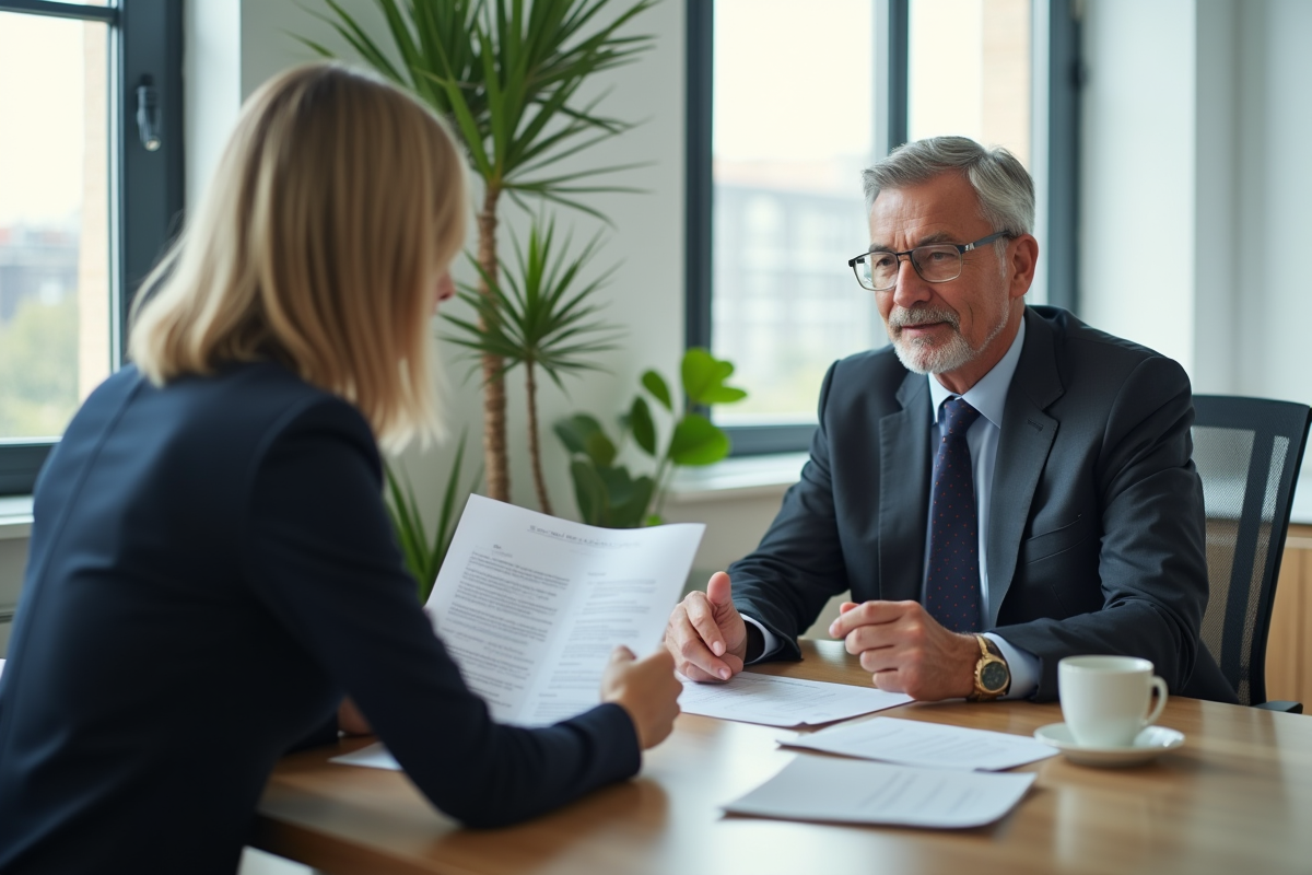 Coach professionnel et jeune femme lors d