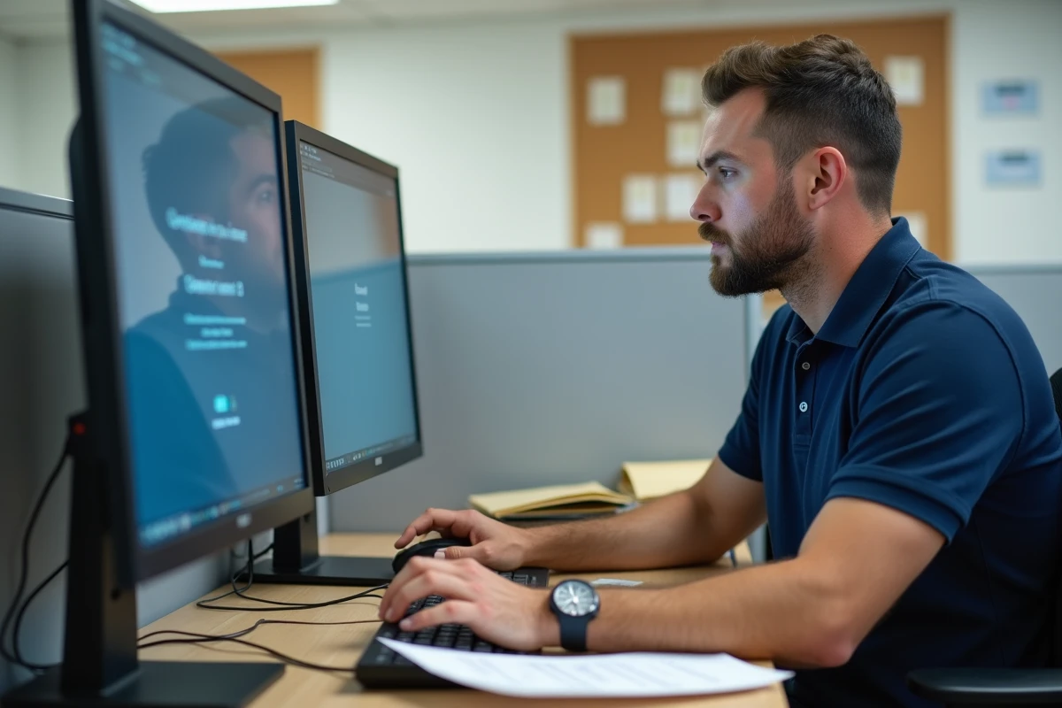 Administrateur scolaire face à un problème de connexion sur le site Cyclades gestion des concours